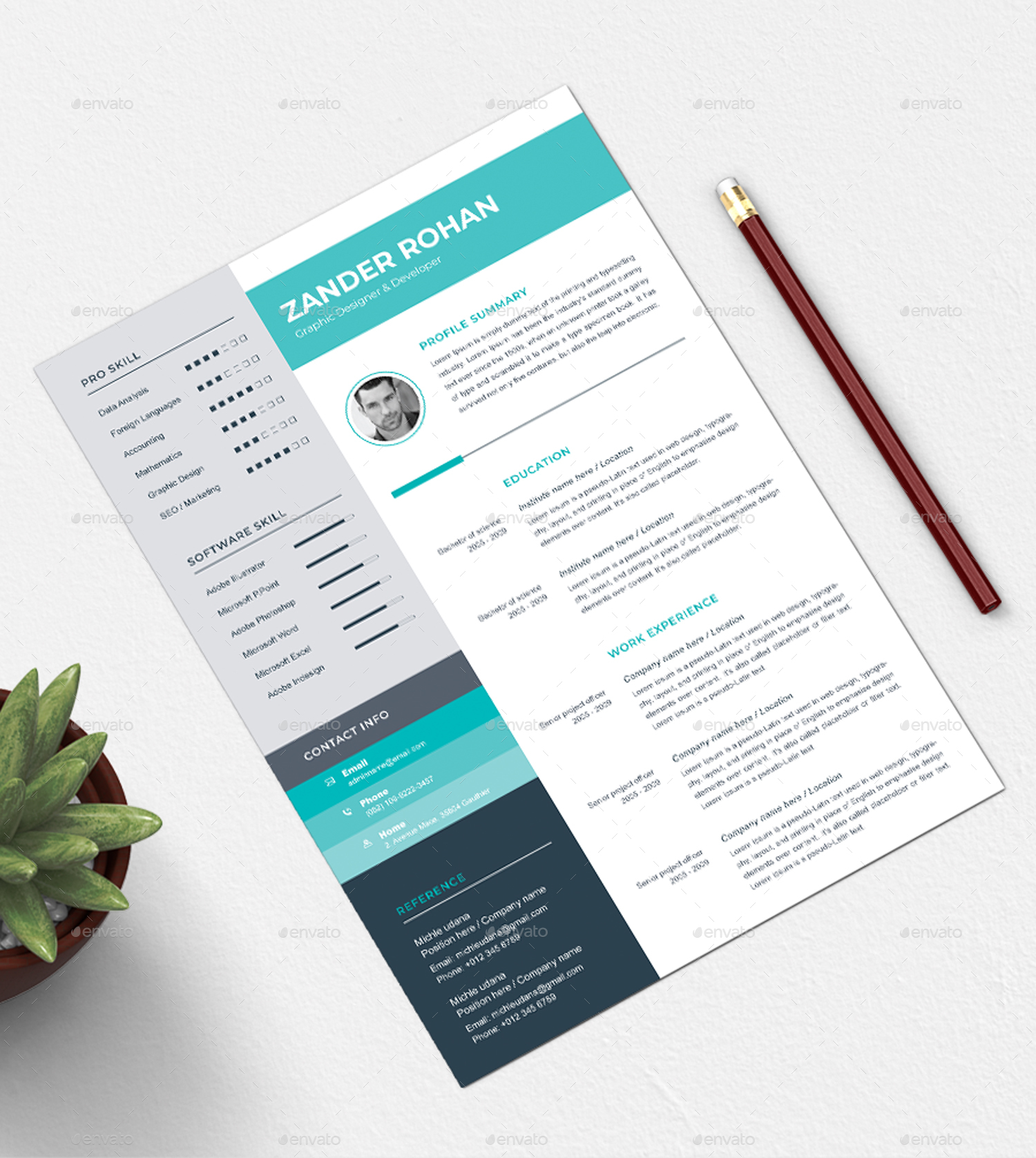 Curriculum Vitae by ResumeDeviser | GraphicRiver